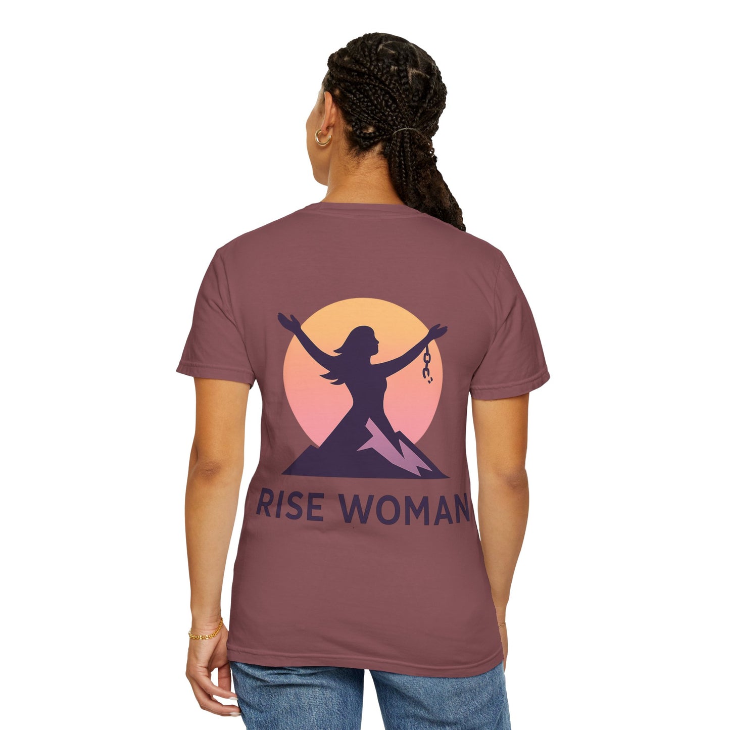 Empowering Women's T-Shirt, Motivational Shirt, Rise Woman Tee, Inspirational Gift, Feminist Apparel