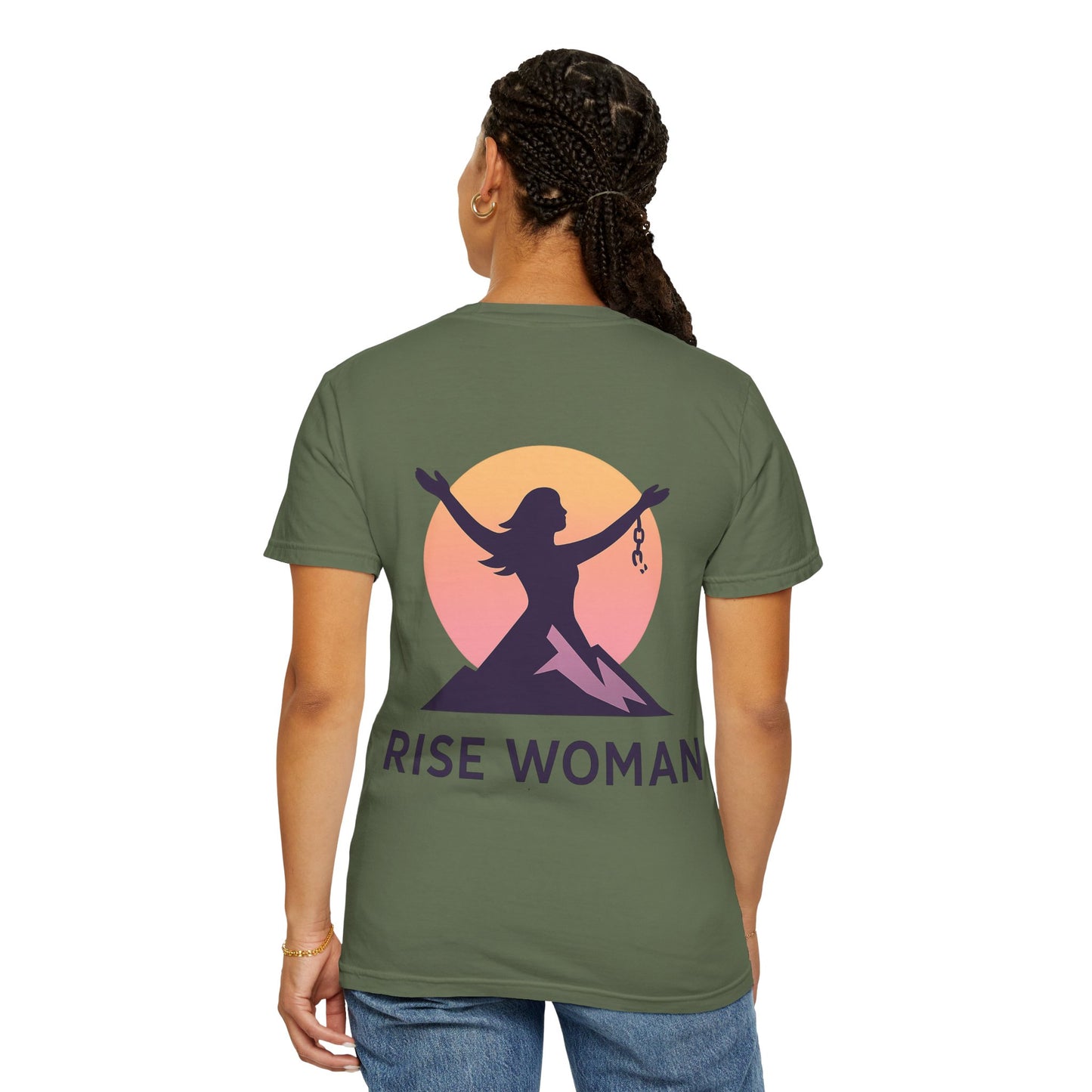 Empowering Women's T-Shirt, Motivational Shirt, Rise Woman Tee, Inspirational Gift, Feminist Apparel