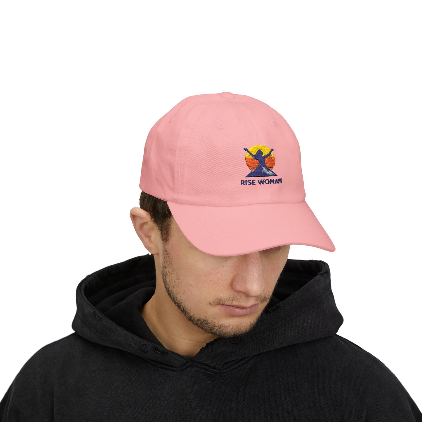Empowering Rise Woman Dad Cap, Dad Hat, Inspirational Gift, Casual Wear, Summer Accessory, Gift for Her