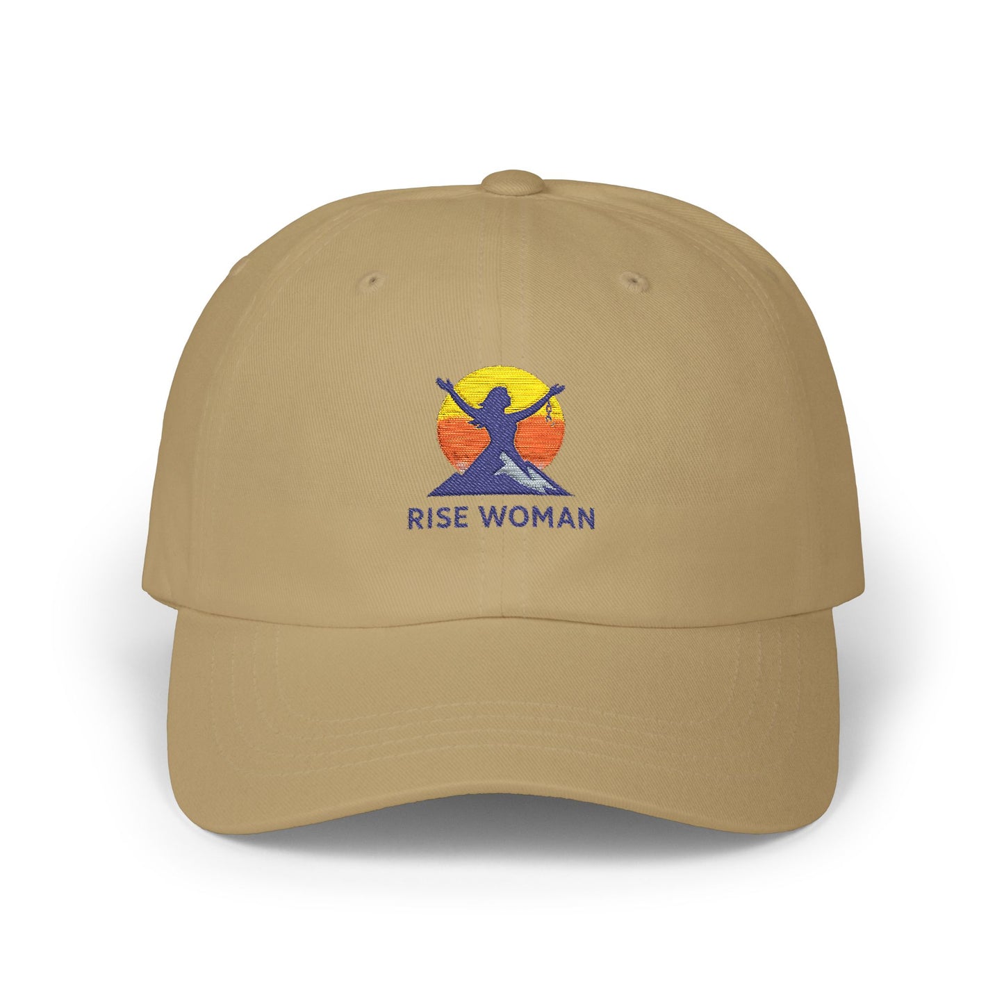 Empowering Rise Woman Dad Cap, Dad Hat, Inspirational Gift, Casual Wear, Summer Accessory, Gift for Her
