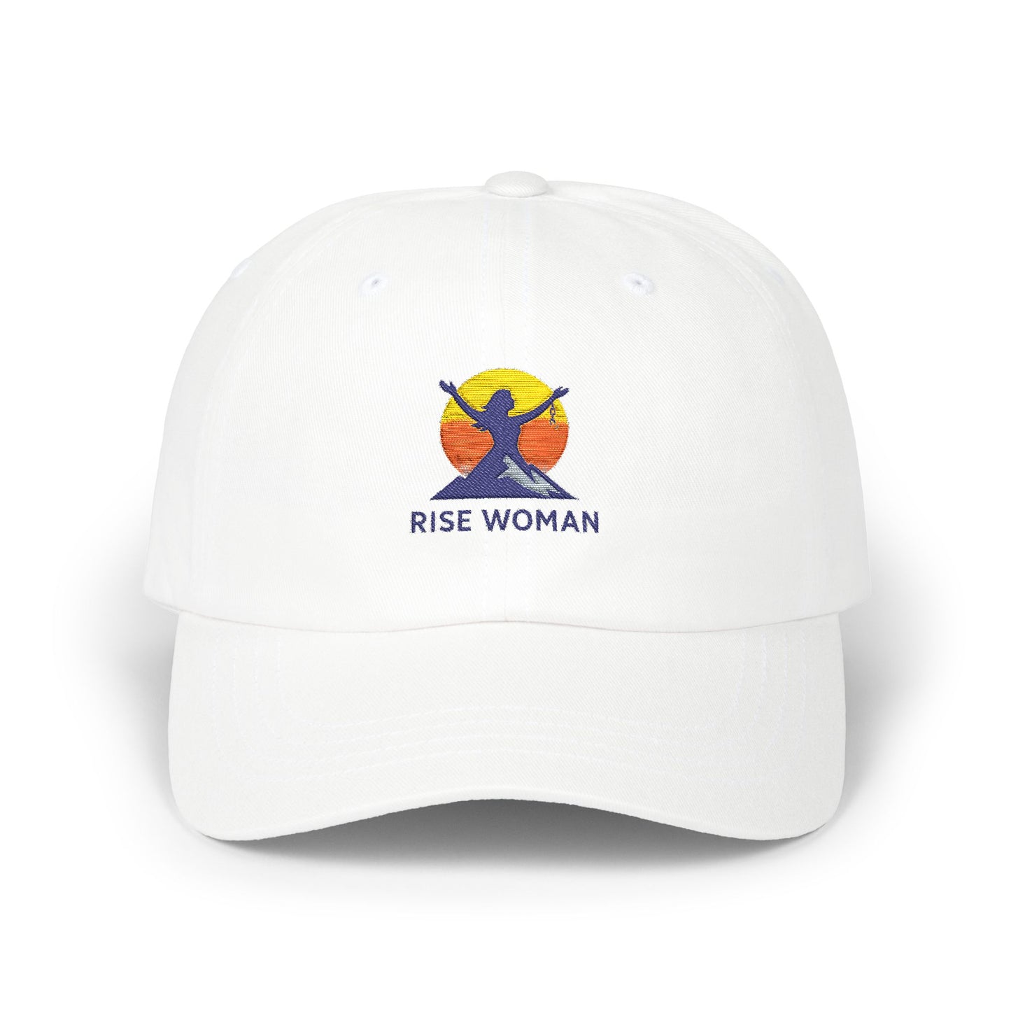 Empowering Rise Woman Dad Cap, Dad Hat, Inspirational Gift, Casual Wear, Summer Accessory, Gift for Her