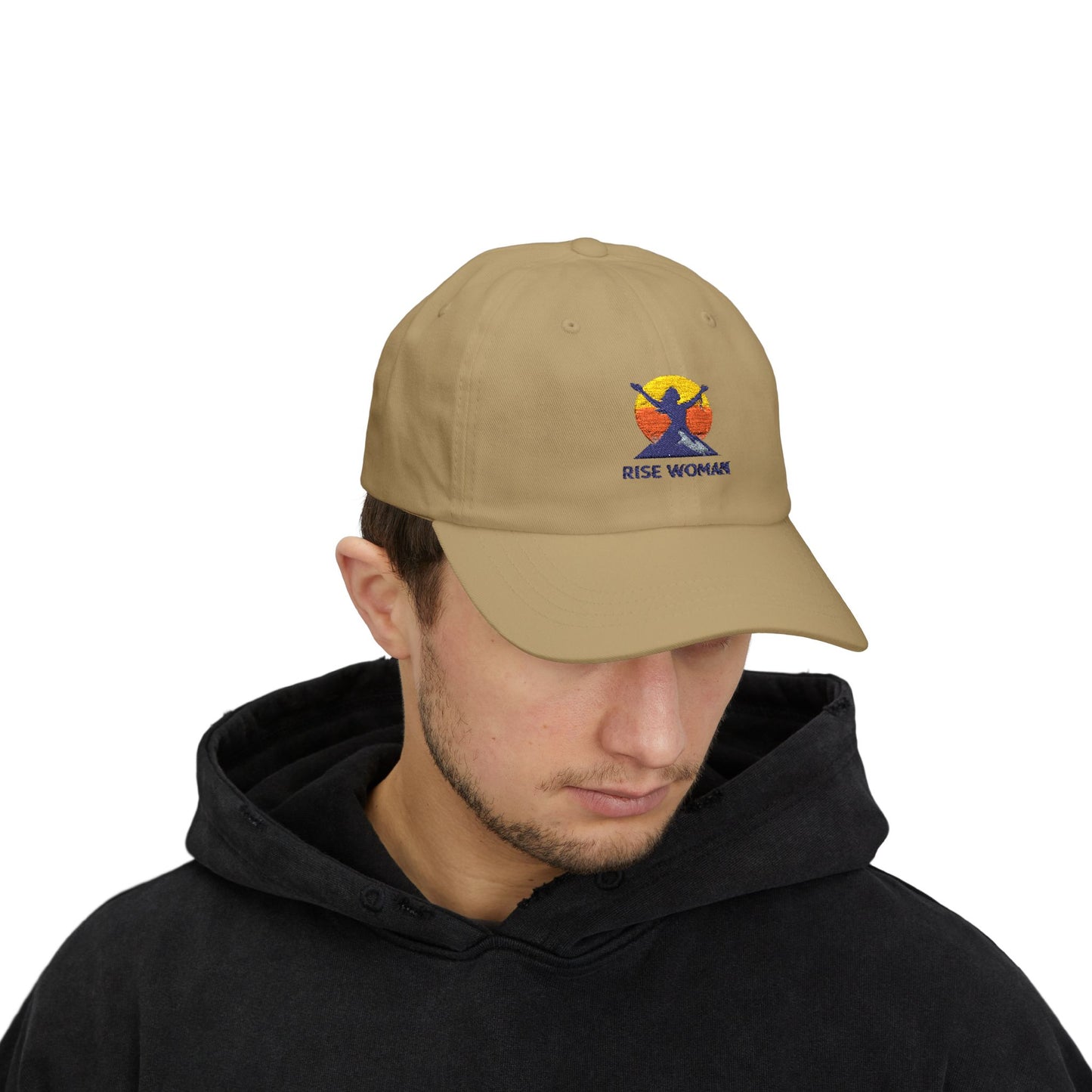 Empowering Rise Woman Dad Cap, Dad Hat, Inspirational Gift, Casual Wear, Summer Accessory, Gift for Her