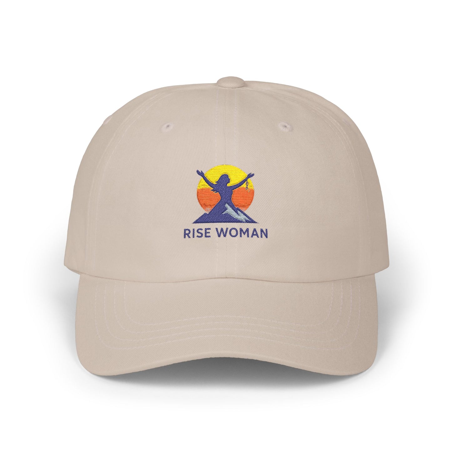 Empowering Rise Woman Dad Cap, Dad Hat, Inspirational Gift, Casual Wear, Summer Accessory, Gift for Her
