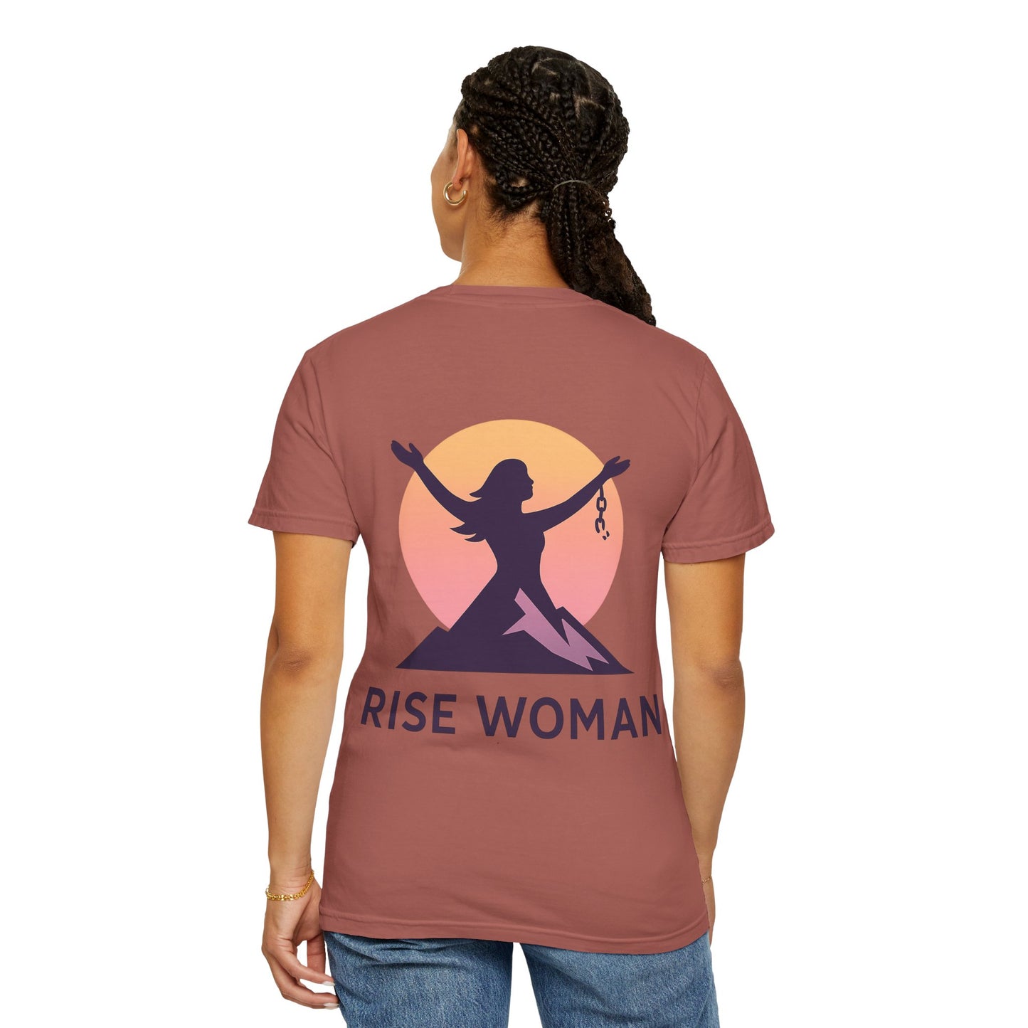 Empowering Women's T-Shirt, Motivational Shirt, Rise Woman Tee, Inspirational Gift, Feminist Apparel