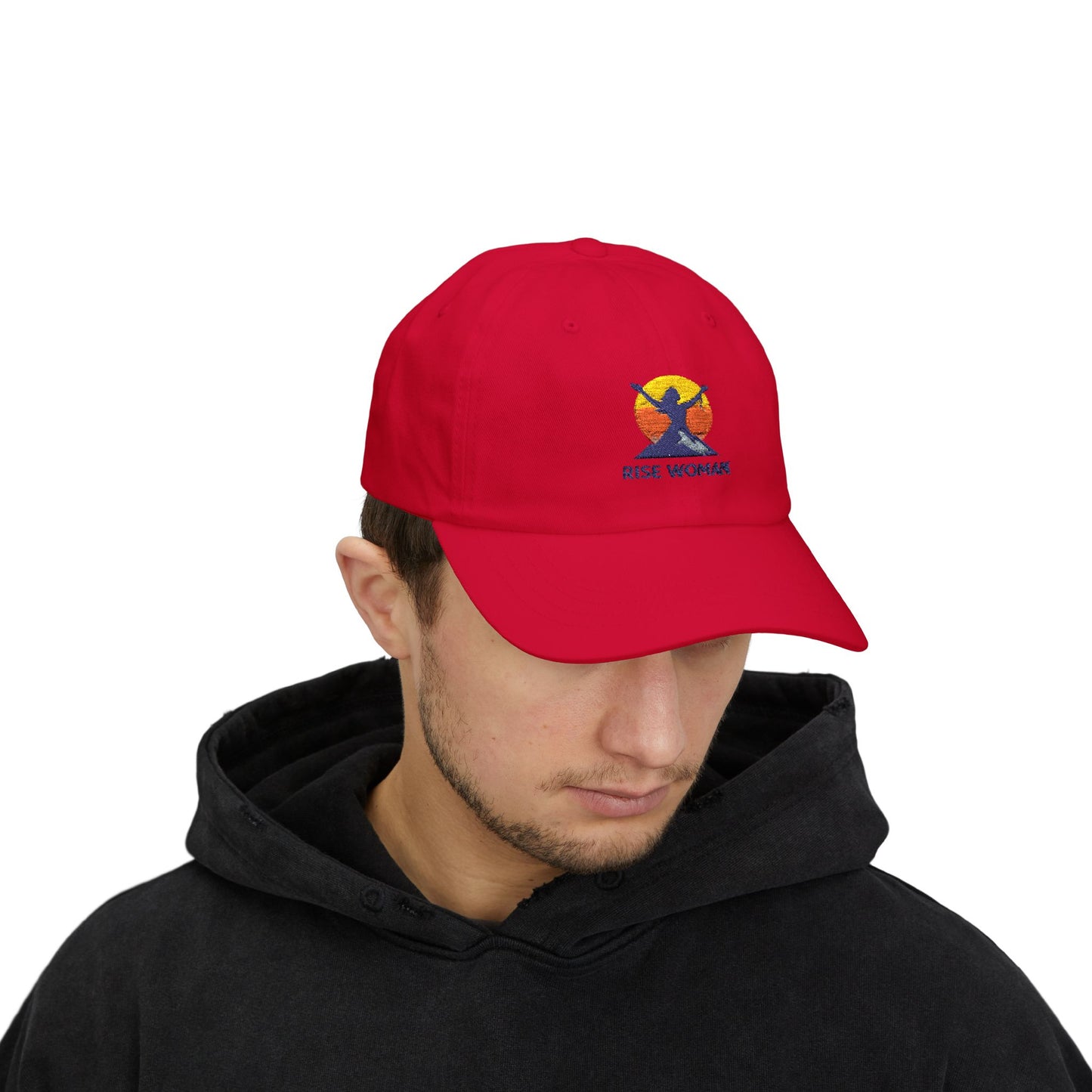 Empowering Rise Woman Dad Cap, Dad Hat, Inspirational Gift, Casual Wear, Summer Accessory, Gift for Her