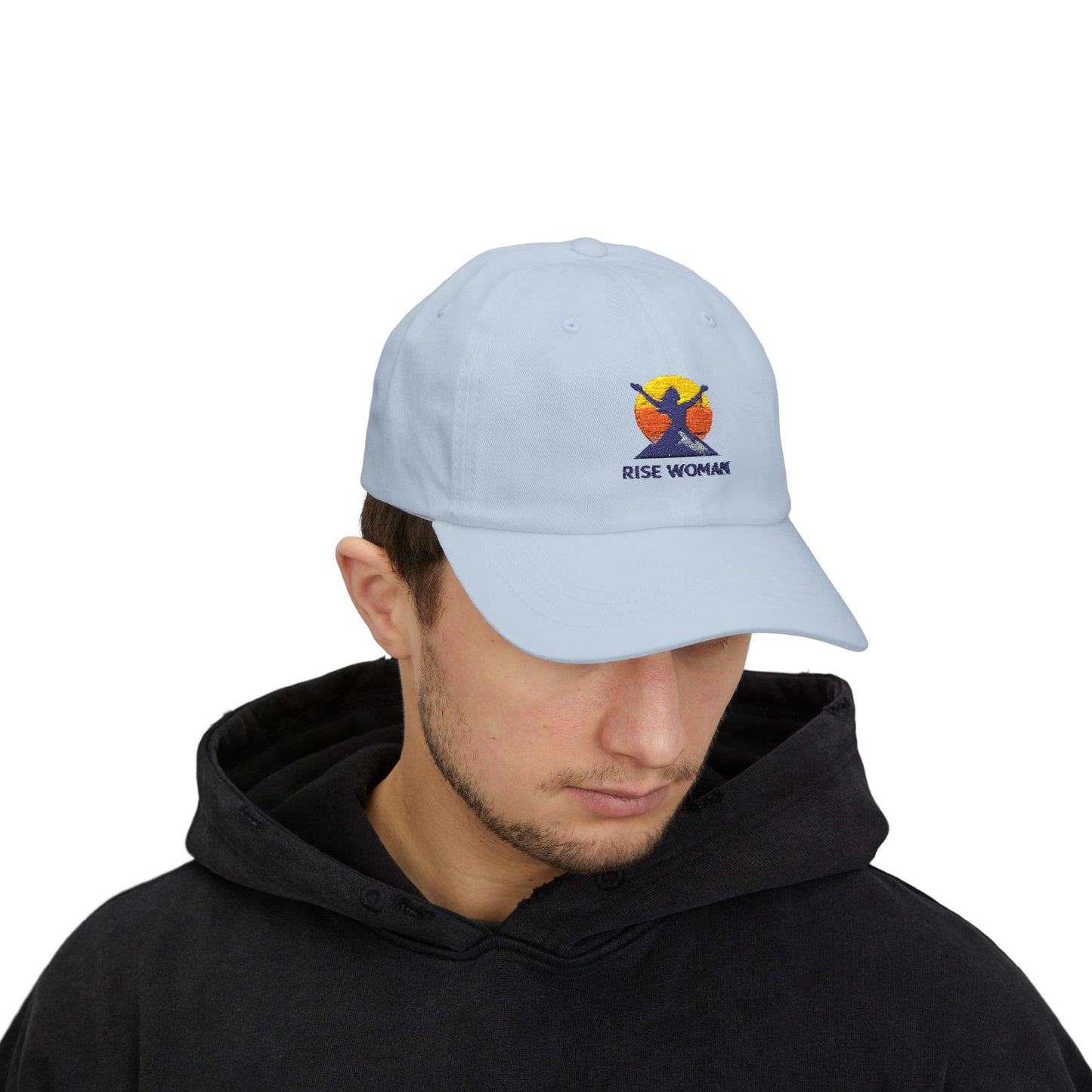 Empowering Rise Woman Dad Cap, Dad Hat, Inspirational Gift, Casual Wear, Summer Accessory, Gift for Her
