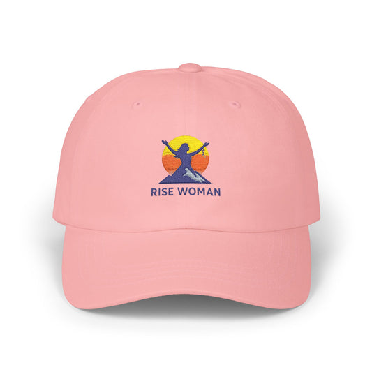 Empowering Rise Woman Dad Cap, Dad Hat, Inspirational Gift, Casual Wear, Summer Accessory, Gift for Her